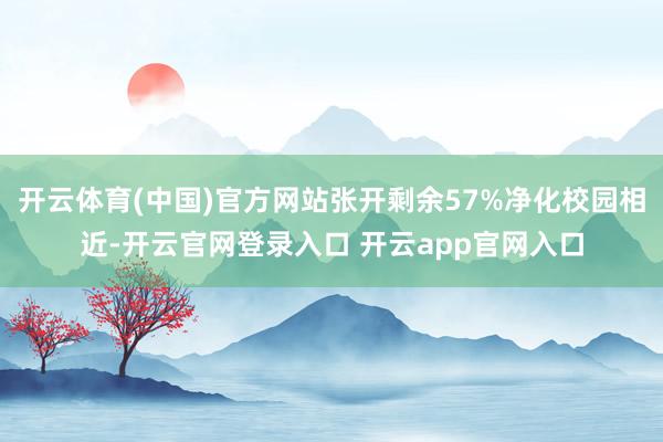 开云体育(中国)官方网站张开剩余57%净化校园相近-开云官网登录入口 开云app官网入口